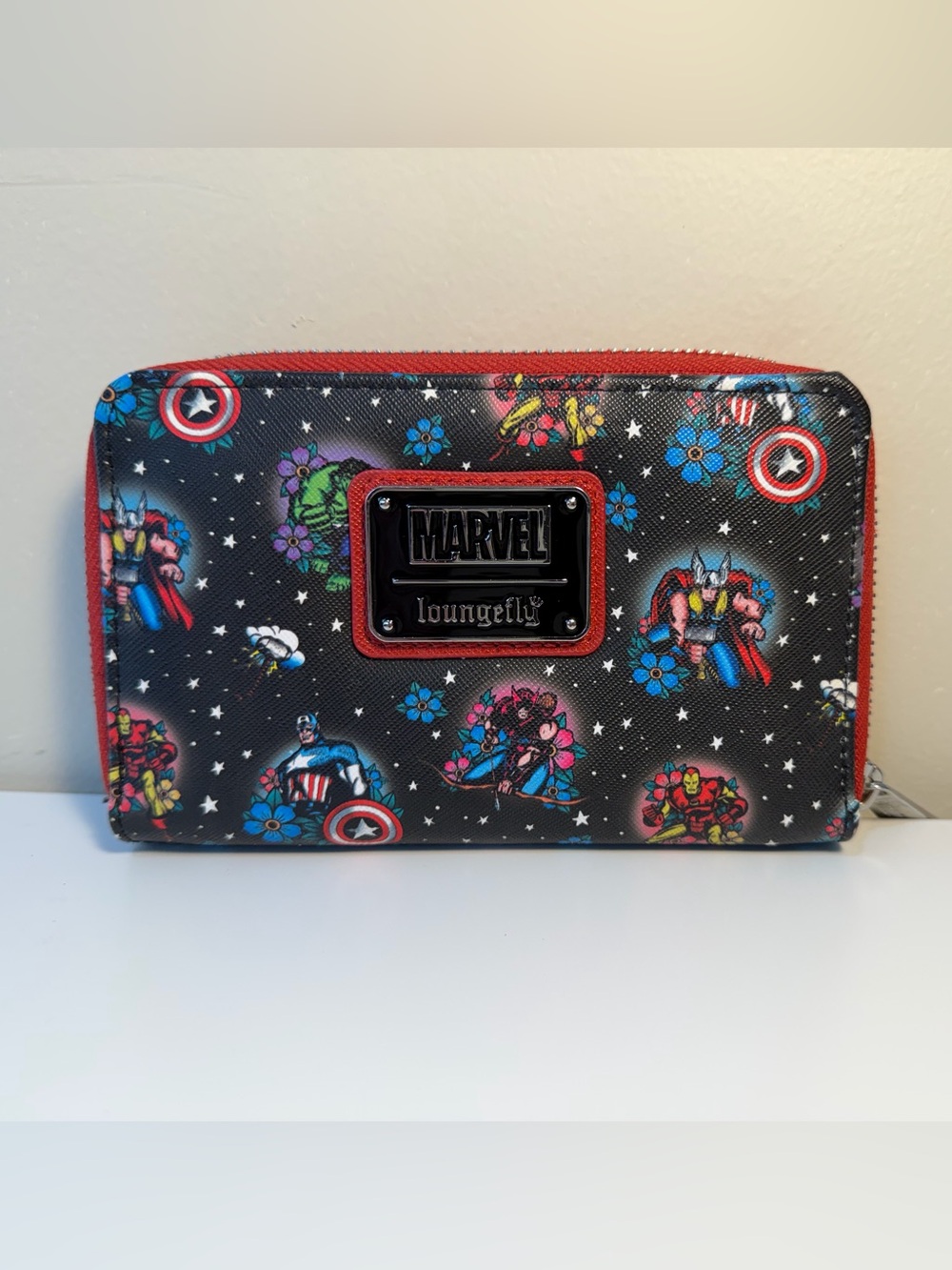 Loungefly Marvel Avengers Tattoo Zip around wallet